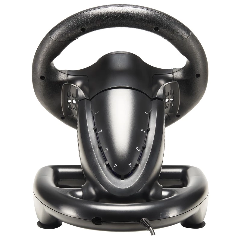 Vairas su pedalais Subsonic SA5426-NG Black USB 180° sukimosi kampas