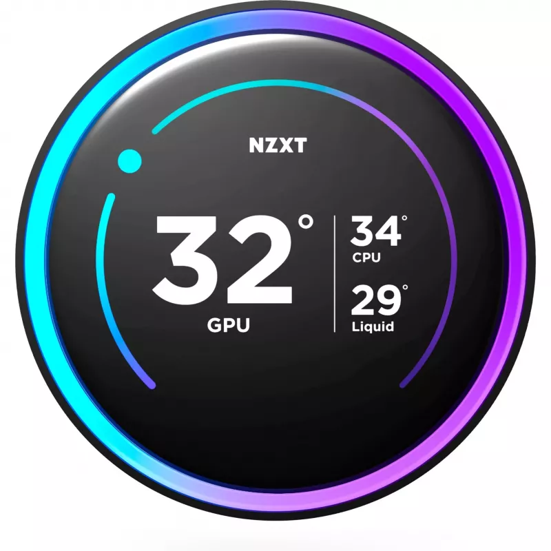 NZXT Kraken Elite 360 RGB procesoriaus vandens aušintuvas 360 mm juodas
