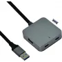 USB Hub VALUE 12.99.1124 USB 3.2 Gen 1 Type-A juodas 5m