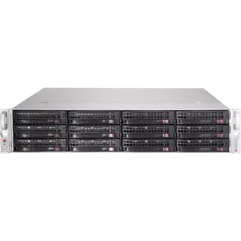 Super Micro Supermicro SC826 BE1C-R609JBOD Kietųjų diskų masyvas 12 lizdų (SATA-600 SAS-3) stelažinis 2U (CSE-8