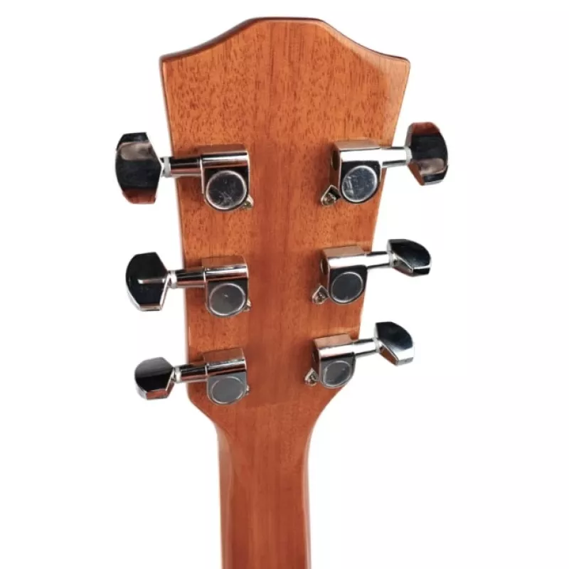 Elektroakustinė gitara V-tone VEAG1 CE 4/4 Wood – pilno dydžio dreadnought su išpjova, eglės viršumi, mahagony šonais ir nugarėle, įmontuotu preampu
