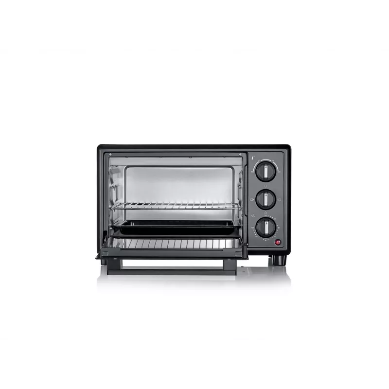 Elektrinė mini orkaitė SEVERIN TO 2078 – 20 l, 1600 W, juoda, laisvai pastatoma