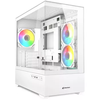Kompiuterio korpusas Sharkoon MK6 RGB Midi Tower juodas