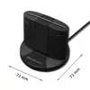 Qoltec 50632 lustinių kortelių skaitytuvas, USB 2.0, juodas, 1 m kabelis
