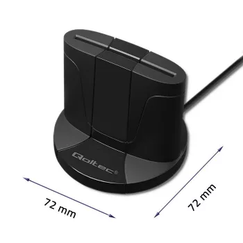 Kortelių skaitytuvas Qoltec 50632 USB 2.0 juodas 1 m laidas