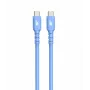 USB C – USB C laidas 1 m, silikoninis, mėlynas