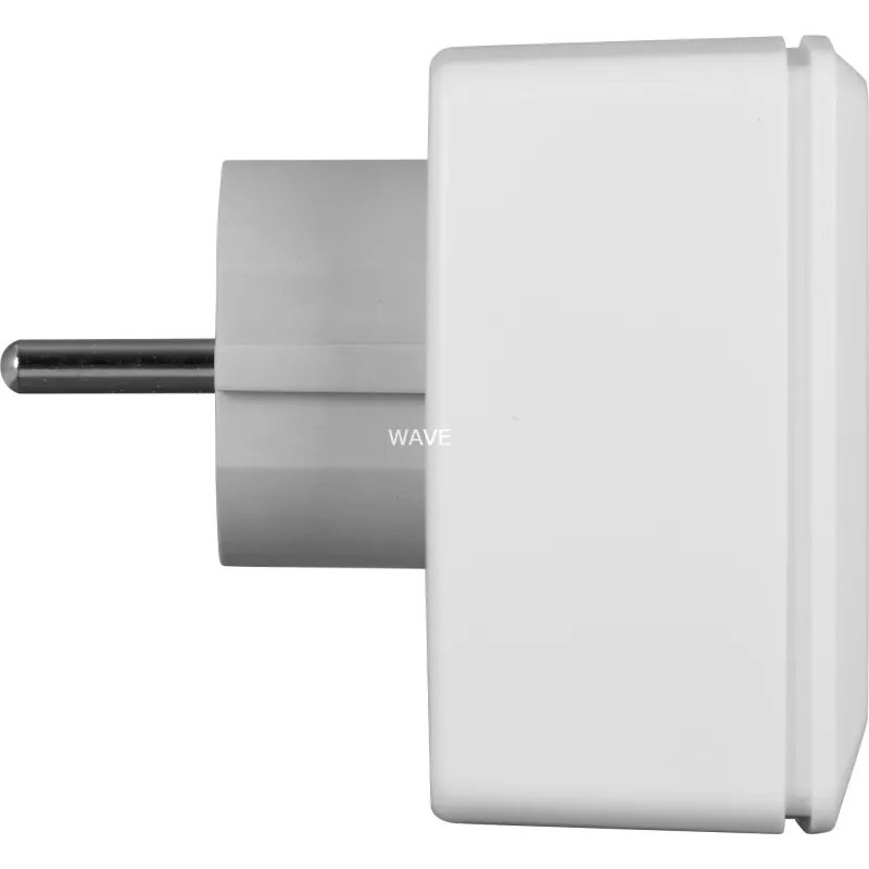 Homematic IP HMIP-PSM-2 išmanusis kištukinis jungiklis su energijos stebėjimu, baltas, IP20, 3680 W