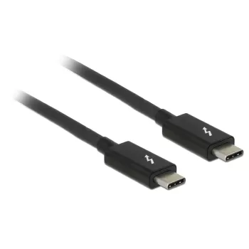 Thunderbolt kabelis DeLOCK 84845 1 m 20 Gbit/s Juoda