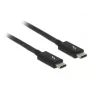 Thunderbolt kabelis DeLOCK 84845 1 m 20 Gbit/s Juoda