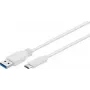 Wentronic Goobay USB 3.0 SuperSpeed kabelis > USB-C™, 0,2 m - USB 3.0 kištukas (A tipo) > USB-C kištukas (67189)