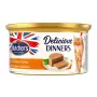 Šlapias maistas katėms Butcher's Delicious Dinners mousse su vištiena ir kalakutiena, 85 g, be grūdų, be glitimo