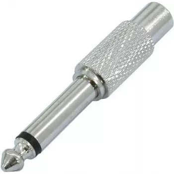 OMNITRONIC Adapter RCA (moteriška) / Jack (vyriška) Metalinis 10 vnt. (3022615M)