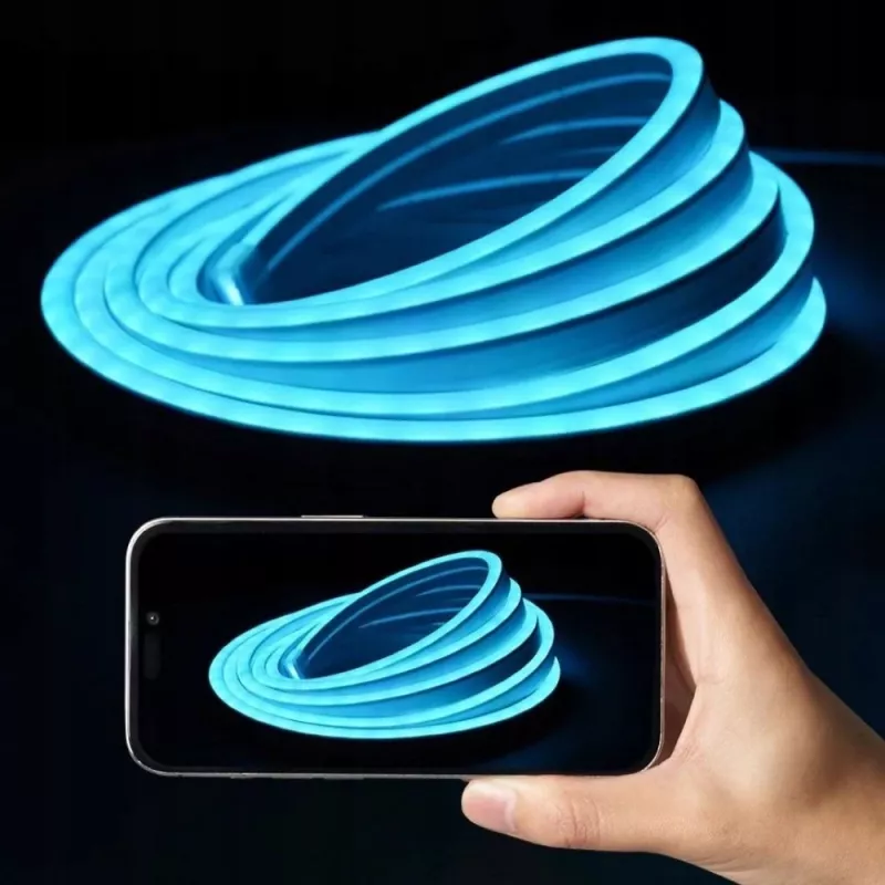 LED juostinis šviestuvas Vention PAEWH 2 m, USB maitinimas 5V, RGB su IR nuotolinio valdymo pulteliu, montavimas ant dvipusės juostos