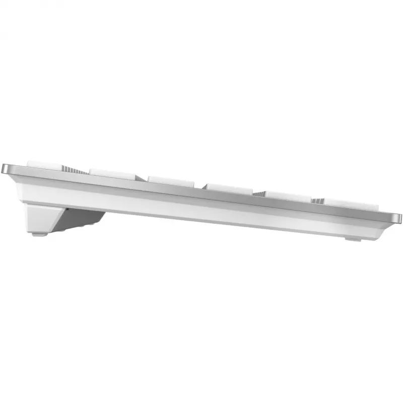 CHERRY DW 9100 SLIM belaidis klaviatūros ir pelės rinkinys RF Wireless + Bluetooth QWERTZ vokiškas sidabrinis