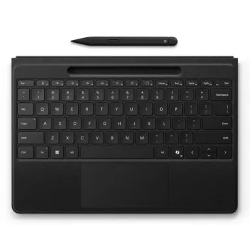 Microsoft Surface Pro Flex klaviatūra su jutikliniu kilimėliu, belaidė Bluetooth, QWERTY, juoda