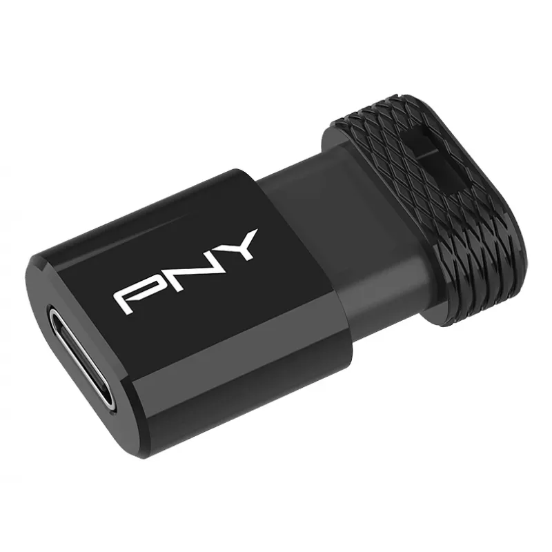 USB atmintukas PNY Elite-X 256 GB USB Type-C 3.2 Gen 1 (skaitymas 200 MB/s, rašymas 100 MB/s) Juodas