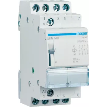 Nuotolinis jungiklis HAGER EPN540 4S 230V AC 110V DC 16A