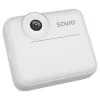 Momentinė spausdinimo kamera SAVIO AN-01 vaikams, balta, 2,4 colio LCD, MicroSDHC iki 32 GB, USB-C, 1200 mAh baterija, be įmontuotos blykstės