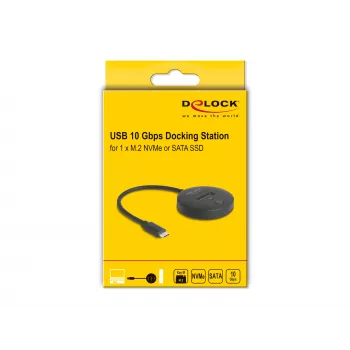 M.2 doko stotelė DeLOCK 64254 USB 3.2 Gen 1 Type-C NVMe SATA