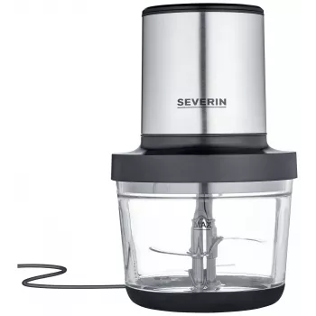 Elektrinis smulkintuvas Severin KM 3867, 1 L, 400 W, juodas/sidabrinis/skaidrus