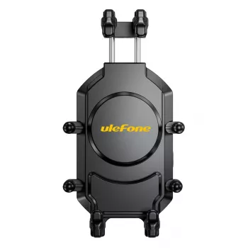 Pasyvus laikiklis UleFone Armor Mount Pro mobiliesiems telefonams — laikiklis ant dviračio ir paspirtuko, juodas