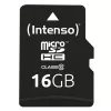INTENSO atminties kortelė Micro SDHC 16GB C10 su adapteriu 3413470
