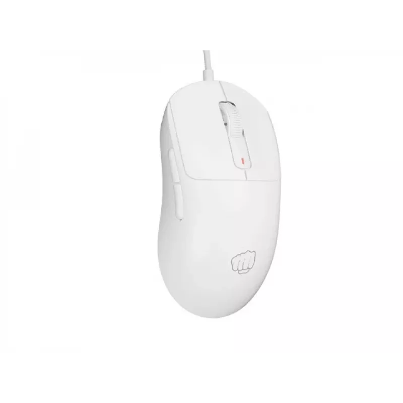 Žaidimų pelė Fury Tanto T4 – 12000 DPI, RGB, balta, USB