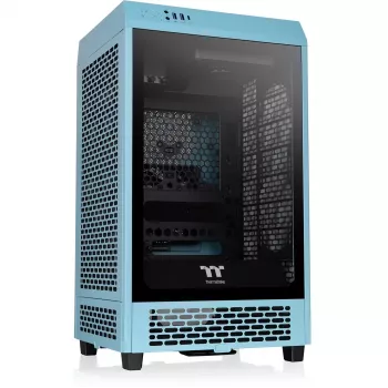 Thermaltake The Tower 200 turquoise Tempered Glass Mini Tower korpusas
