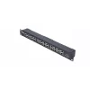 Extralink Gigabit PoE injektorius 12 prievadų 12x 1000Mb/s RJ45, montuojamas į stelažą