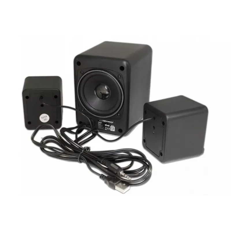 Garsiakalbių rinkinys Esperanza EP153 USB 2.1 6 W Juodas
