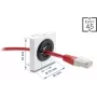 Kabelio įvadas DELOCK Easy 91075, 23 mm skersmens, pravedimui per stalą/spintą