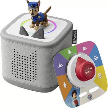 Toniebox 2 Mondgrau žaidimų rinkinys su Paw Patrol Chase, garsiakalbis