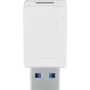 Microconnect USB3.0ACFW lyties keitiklis USB A į USB C baltas