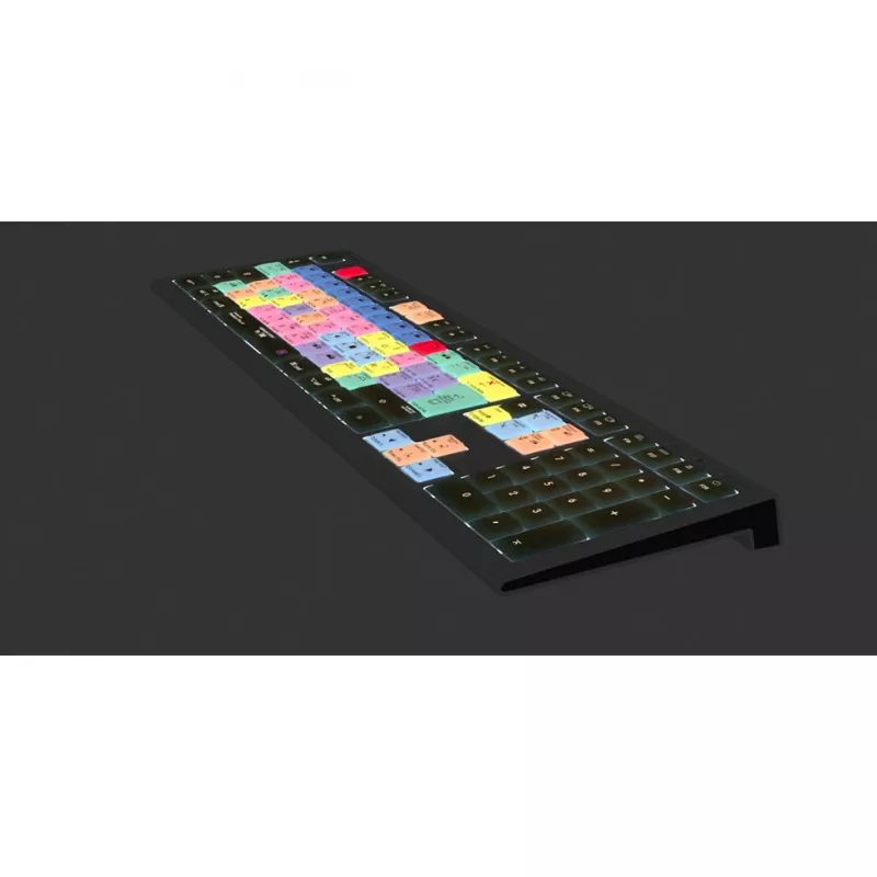 Logickeyboard Adobe Premiere Pro CC ASTRA 2 klaviatūra su apšvietimu Mac French AZERTY (LKB-PPROCC-A2M-FR)