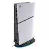 Aušinimo stovas SUBSONIC SA5656 PS5 ir PS5 Slim su LED lemputėmis, daugiaventiliatoriniu aušinimu, USB maitinimu