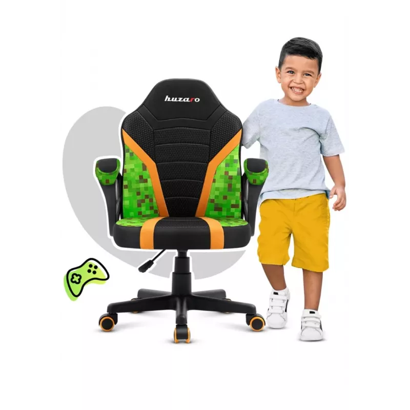 Žaidimų kėdė vaikams Huzaro Ranger 1.0 Pixel Mesh