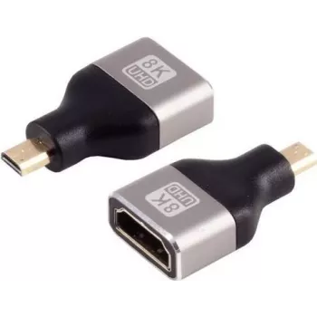 Adapteris HDMI-D ShiverPeaks 10-01058 — metalinis korpusas, palaiko iki 8K