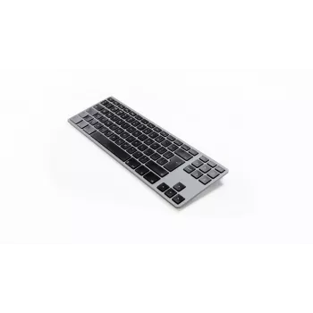 Mechaninė klaviatūra Matias FK408BTB-UK Tenkeyless Bluetooth Aliuminė Space Gray
