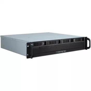 Inter-Tech IPC 2U-2404S – 19 colių stovo 2U korpusas micro ATX