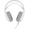 Ausinės QPAD GAMIAC HS71 laidinės, lankeliu, USB Type-C, cirkumaurinės, 20–20000 Hz, 2,2 m laidas, baltos
