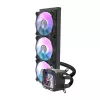 Darkflash DV360S vandens aušintuvas CPU 360 mm radiatorius, RGB apšvietimas, juodas