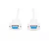 Assmann Zero-Modem jungiamasis kabelis, D-Sub9 F/F, 3,0 m, snap-hoods, be (AK-610100-030-E)