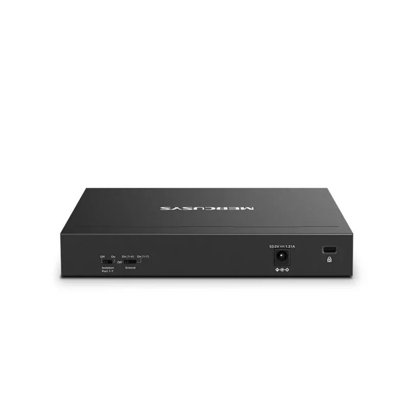 Mercusys MS108GP 8 prievadų Gigabit stalinis valdomas komutatorius su 7 PoE prievadais