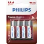 Vienkartinė baterija Philips Power Alkaline LR6P4B/10