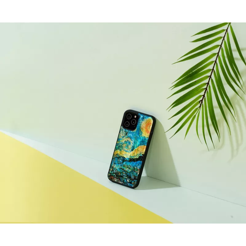 Apsauginis dėklas iKins Apple iPhone 12 Pro Max — žvaigždėto nakties juodas