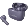 Canyon CNS-TWS10PL Ausinės ir Mikrofonas Tikras Belaidis Stereo (TWS) Į ausis Skambučiai/Muzika/Sportas/Kasdienis naudojimas USB Type-C Bluetooth Violetinė (CNS-TWS10PL)