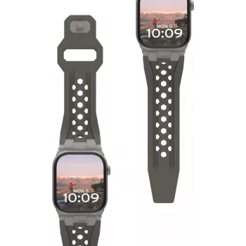 Urban Armor Gear UAG Monarch Strap Apple Watch Ultra/42/44/45/46mm alyvuoginis/titaninis
