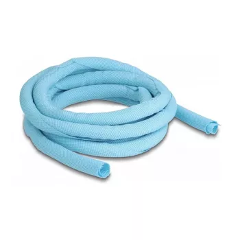 DeLOCK Woven Sleeve savaime užsifiksuojanti karščiui atspari 2 m x 10 mm mėlyna