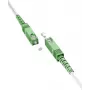 Goobay 59593 Skaidulinis optinis kabelis 0,5 m SC/APC FTTH OS2 Baltas (59593)