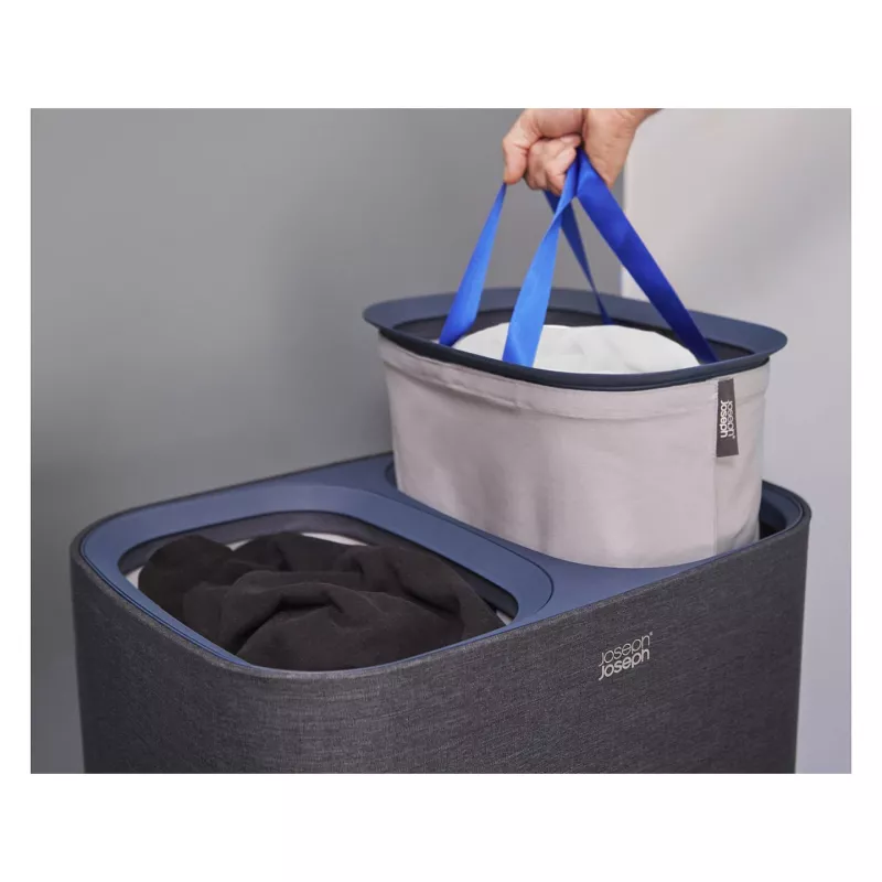 Joseph Joseph Laundry Separation Basket Tota 90 L Juoda – Skalbinių rūšiavimo krepšys